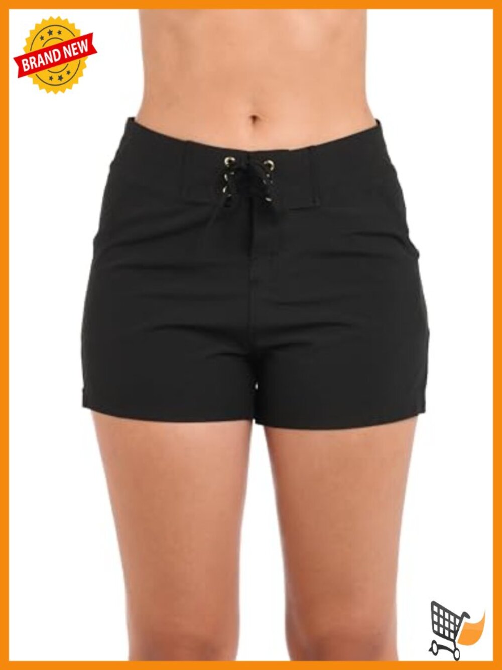 3" Board Shorts with Front Pockets for Watersports